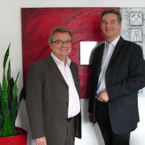 Jens Geier MdP mit dem stellvertretenden Vorsitzenden der SPD-Kreistagsfraktion Bodo Wißen
