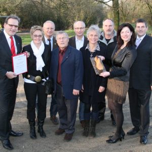 Beim Neujahrsempfang wurde der Uedemer Leisten 2012 an den Uedemer Stützpunkt Sportabzeichen übergeben.