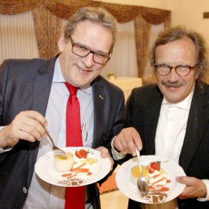 Freuen sich auf die Wahl im September: Heinz Bömler und Uedems SPD-Fraktionschef Jörg Lorenz