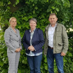 Barbara Hendricks mit Danielas und Michael Lesmsiter