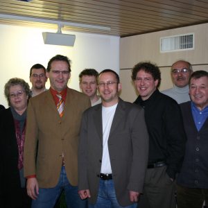 v.l. Kathrin Plotke, Christa Janssen, Jürgen Horn, Jörg Lorenz, Reiner Arts, Michael Ingenbleek, Dr. Markus Bremers, Jürgen Noth, Hans Diedrich und Norbert Reintjes