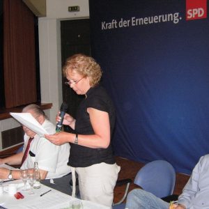 Uedemer Sozialdemokraten beim Parteitag: Anne Landwehr und Carsten Otto