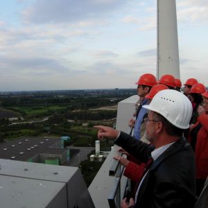 Auf dem Dach der MVA im AEZ Asdonkshof