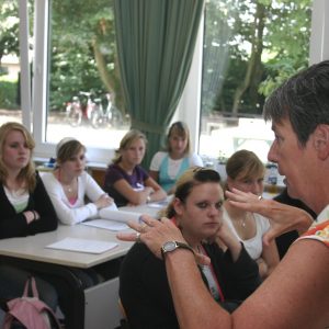 Barbara Hendricks in der Hanns Dieter Hüsch Schule