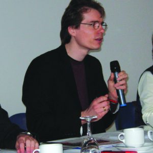 Olaf Plotke im Parteitagspräsidium