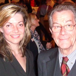 Bürgermeisterkandidatin Kathrin Plotke und Franz Müntefering.