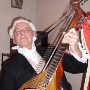 Leif Olsson als Schwedens Nationaldichter Bellman unterhielt die Gäste aus Uedem.