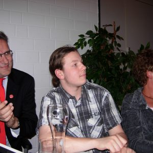 Starke Truppe: Die Uedemer Genossen auf dem SPD-Kreisparteitag in Uedem.