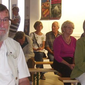 Das Publikum hörte 7 tolle Lesungen im ehemaligen Spar-Markt in Uedem.